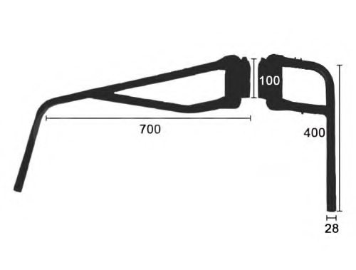 ALKAR 9402003 Holder, outside mirror